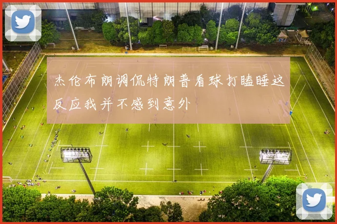 杰伦布朗调侃特朗普看球打瞌睡这反应我并不感到意外